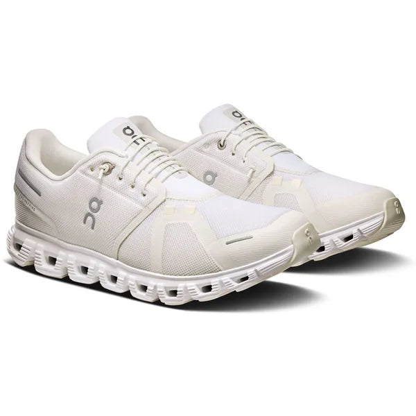 On Cloud 6 White Sneaker