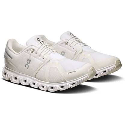 On Cloud 6 White Sneaker