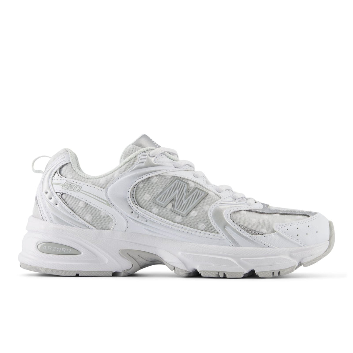 New Balance – 530 – White Silver Metallic Polka Dots 2