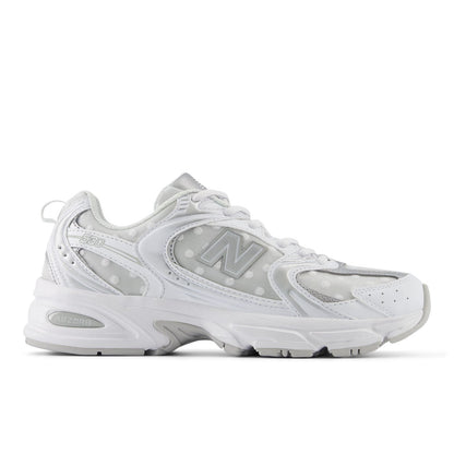 New Balance – 530 – White Silver Metallic Polka Dots 2